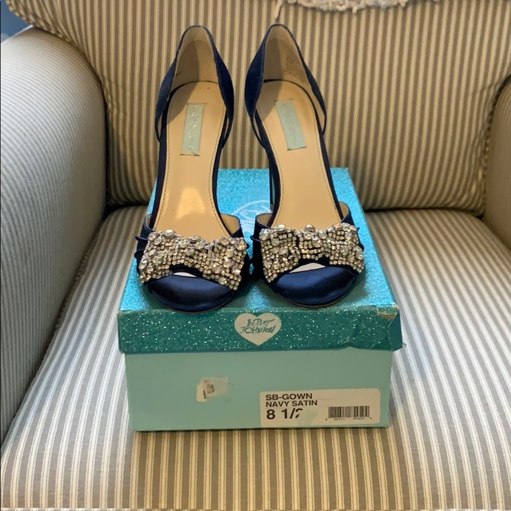 Betsy Johnson Blue Heels